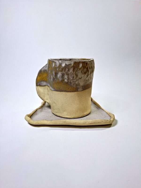 Taza con plato